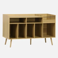 130cm vintage vinyl furniture XL with wood effect