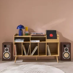 130cm vintage vinyl furniture XL with wood effect