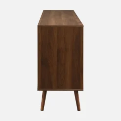 160cm walnut wood-effect sideboard