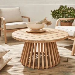 80cm wooden coffee table, indoor/outdoor