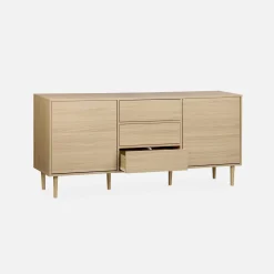 160cm wooden-effect sideboard