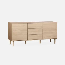 160cm wooden-effect sideboard