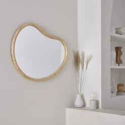 85cm wooden mirror