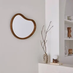 65cm wooden mirror