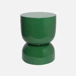 Coffee table, side table, bedside table, metal with glossy finish