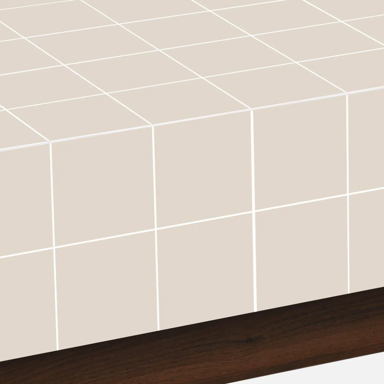 Coffee table with cement tile effect