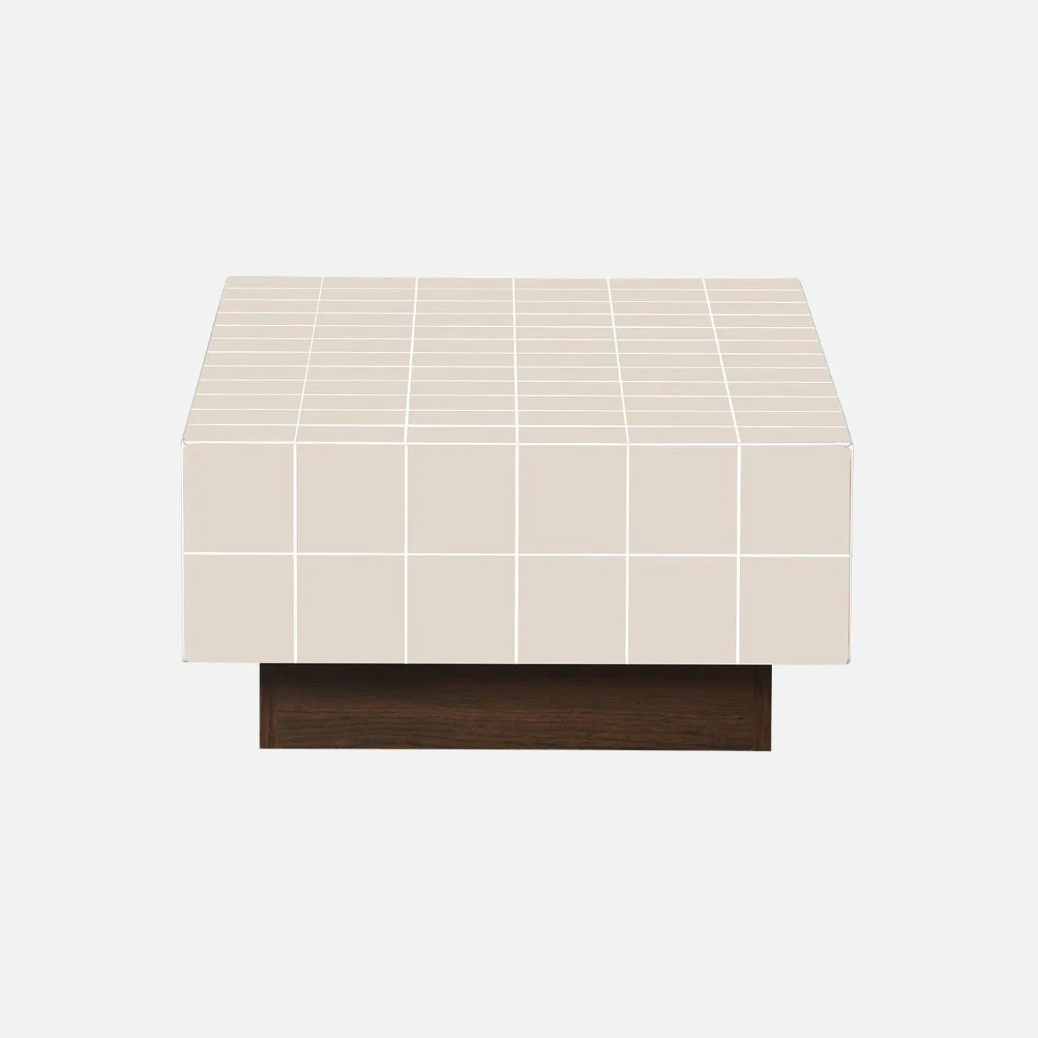 Coffee table with cement tile effect