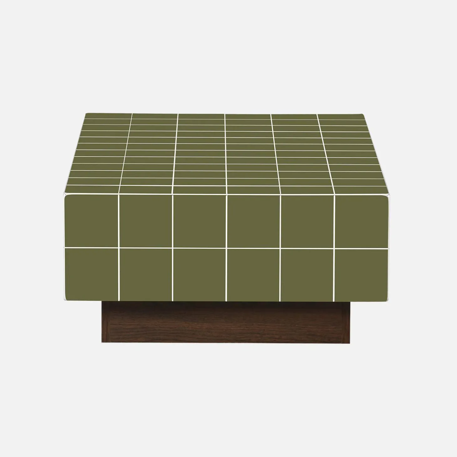 Coffee table with cement tile effect