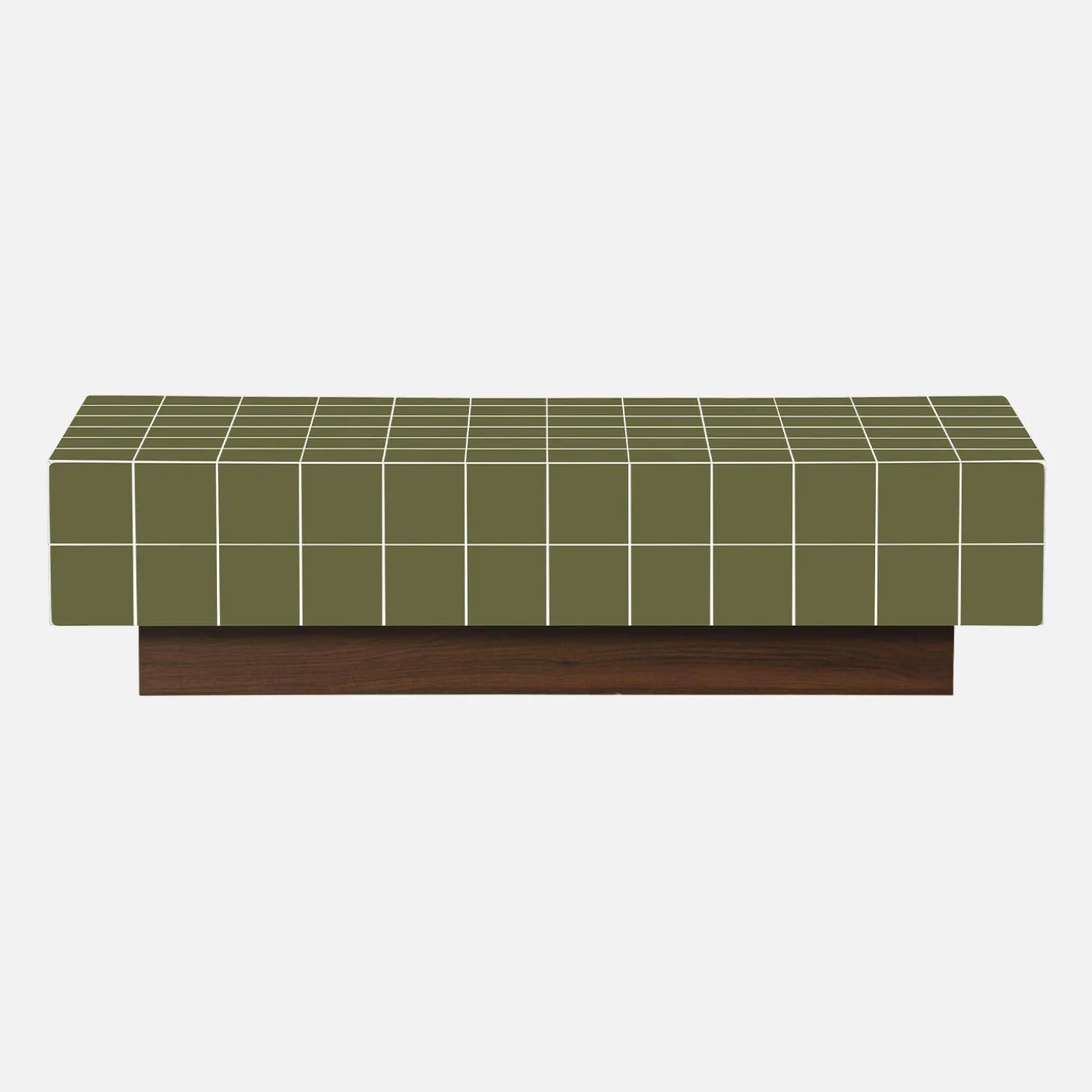 Coffee table with cement tile effect