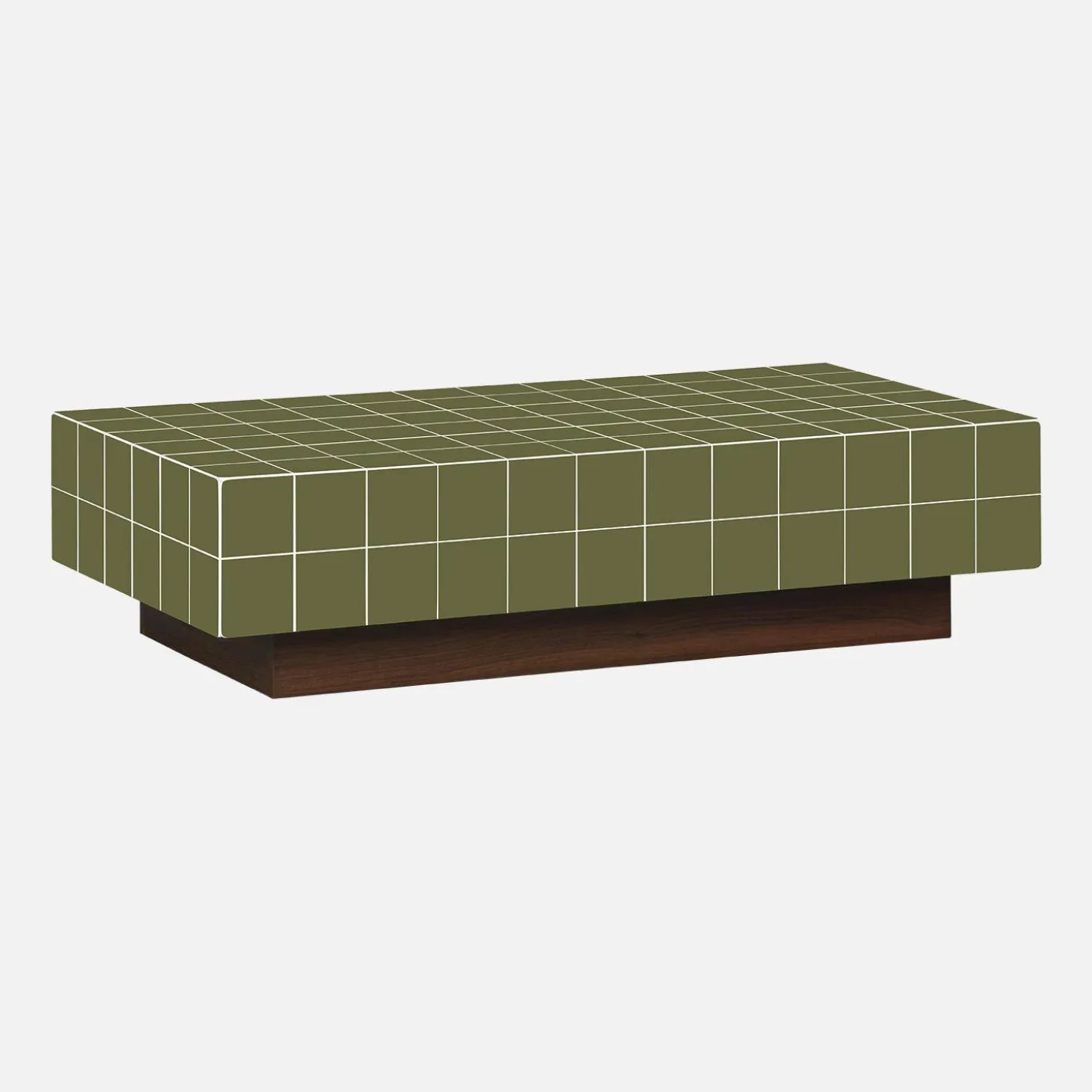 Coffee table with cement tile effect