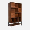 9-compartment bookcase