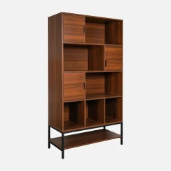 9-compartment bookcase