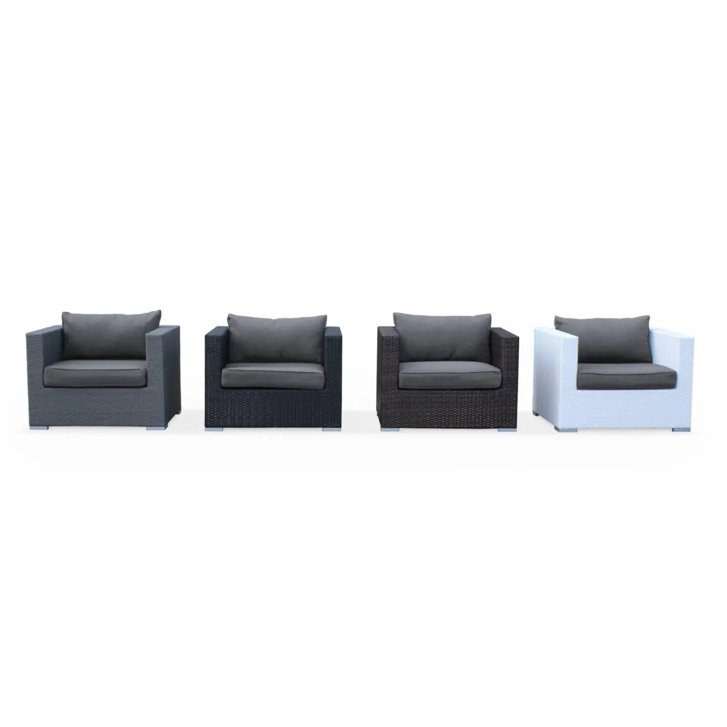Complete set of cushion covers