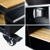 Cooking brazier Ø80cm, sideboard with storage spaces