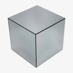 Cubic mirror coffee table, side table, bedside table, 40 cm cubic mirror