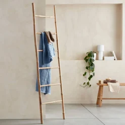 Decorative bamboo ladder with 6 uprights
