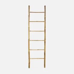 Decorative bamboo ladder with 6 uprights