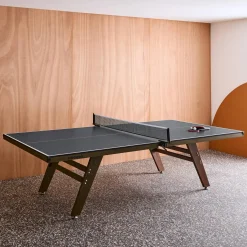 Deluxe indoor table tennis table with 2 bats and 3 balls