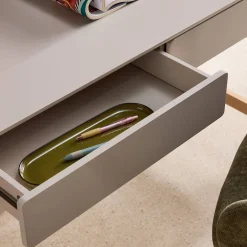 Desk wood decor 2 drawers