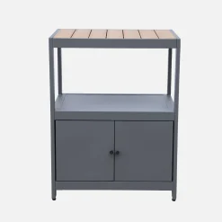 2 doors aluminum outdoor and polywood kitchen