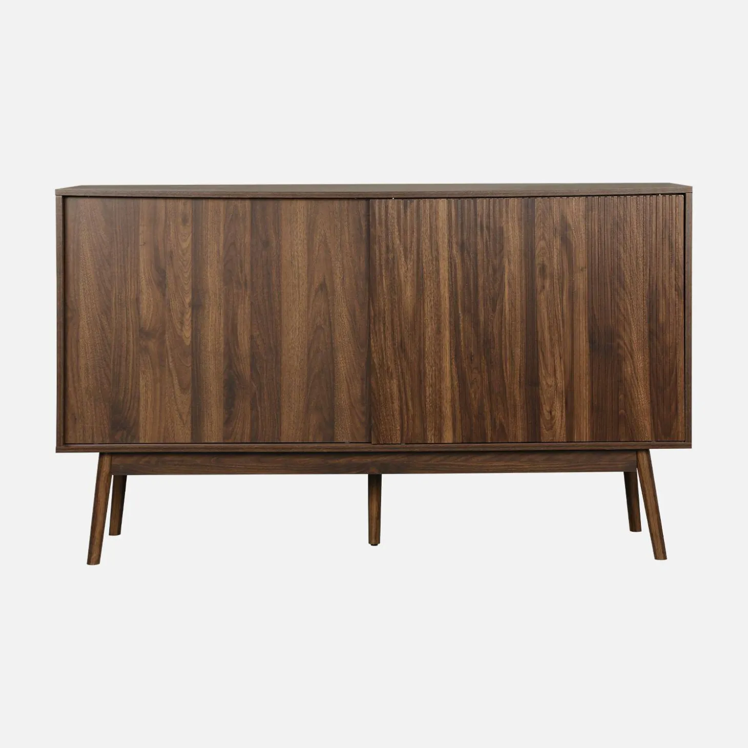 2-door scandi-style buffet with wood effect