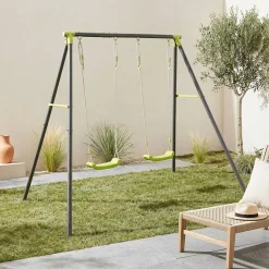 Double metal swing set