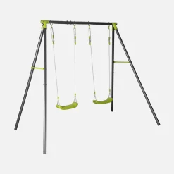 Double metal swing set