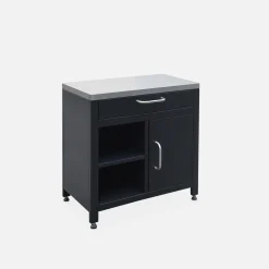 1 drawer and 1 door steel outdoor kitchen