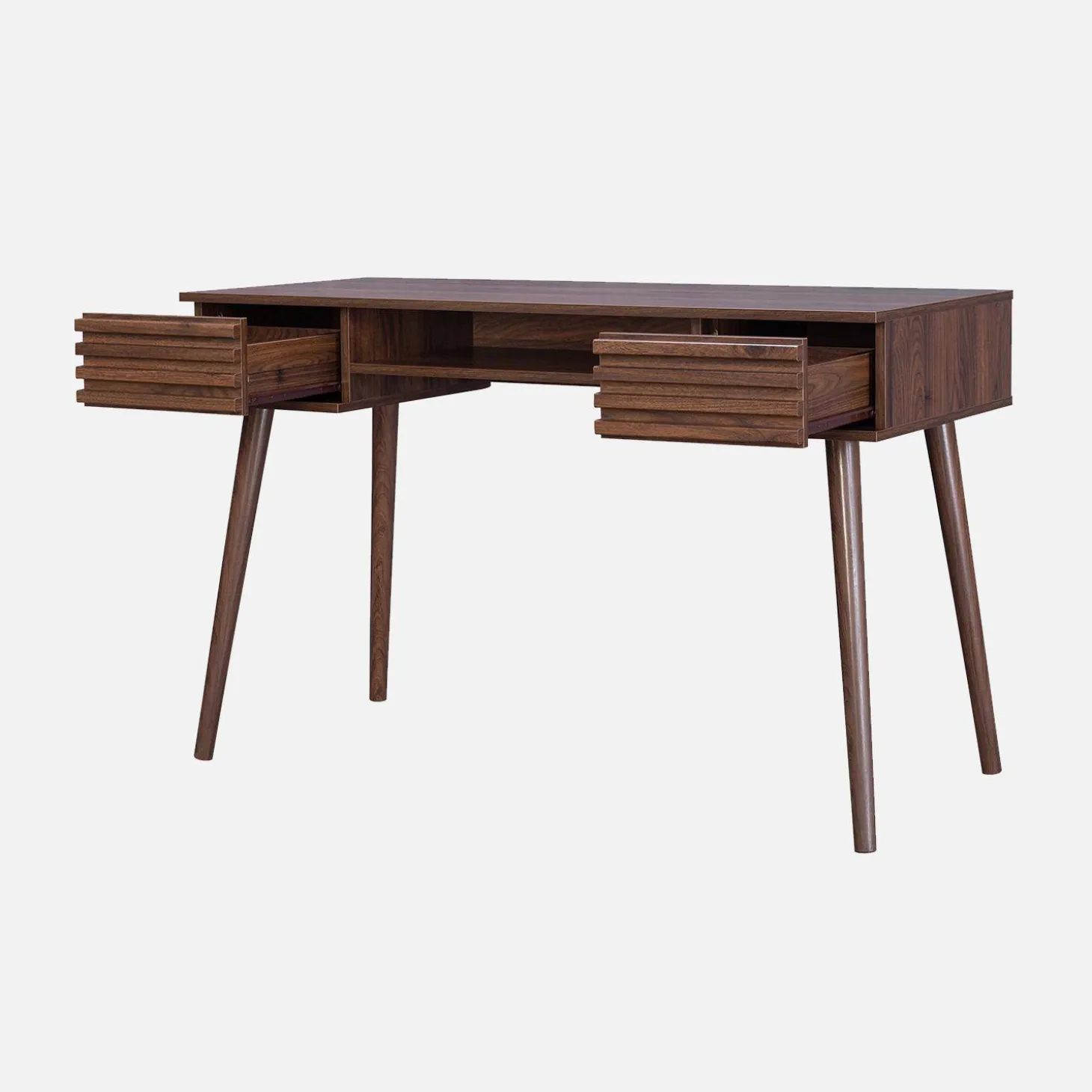 2-drawers wooden effect desk