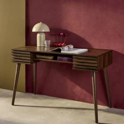 2-drawers wooden effect desk