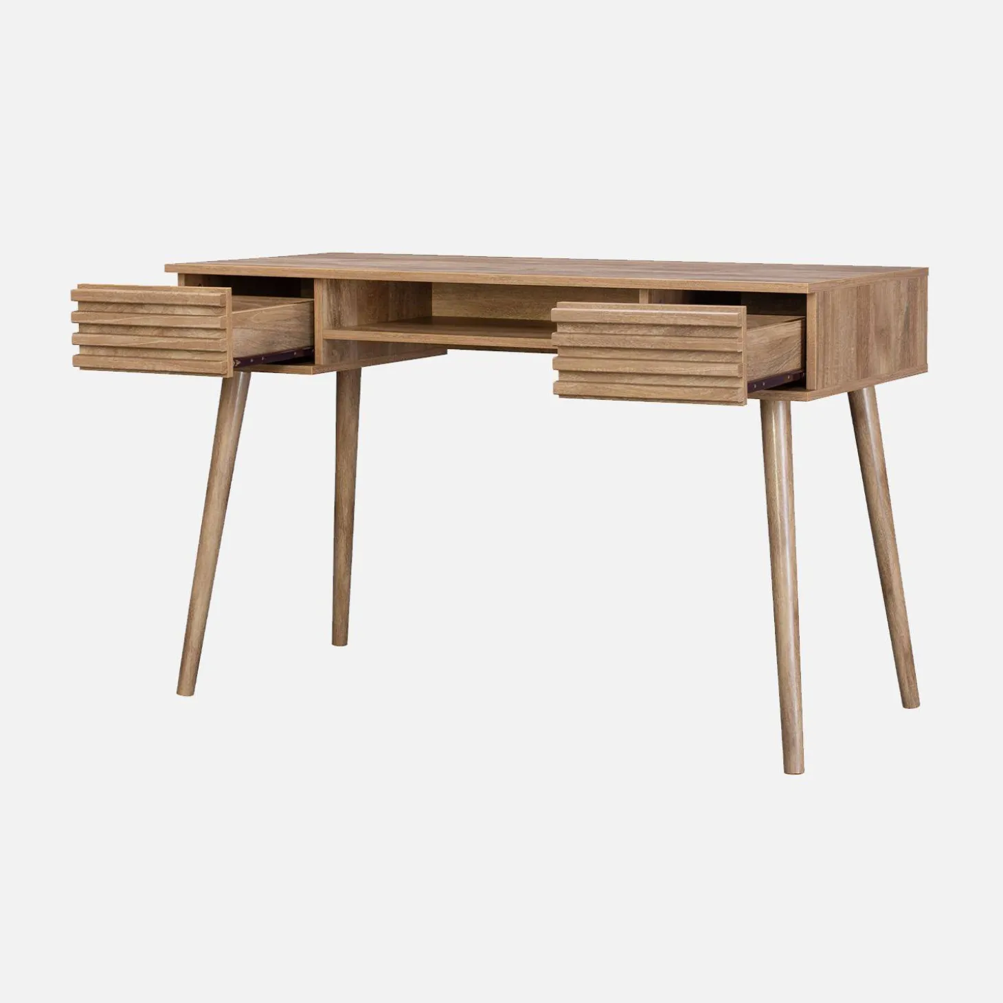 2-drawers wooden effect desk
