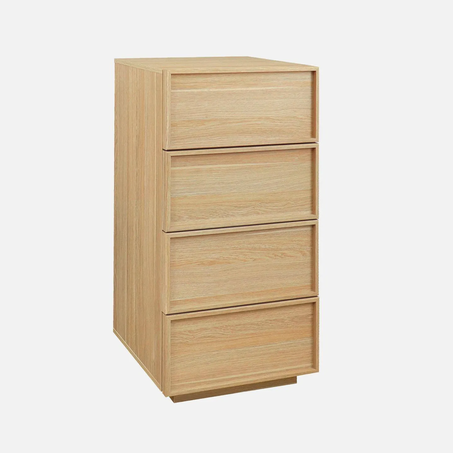 4-drawer wood effect dresser