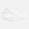 Enclosure for chicken coop and aviary galvanized steel