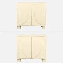 Exotic buffet wood effect 2 doors 80cm