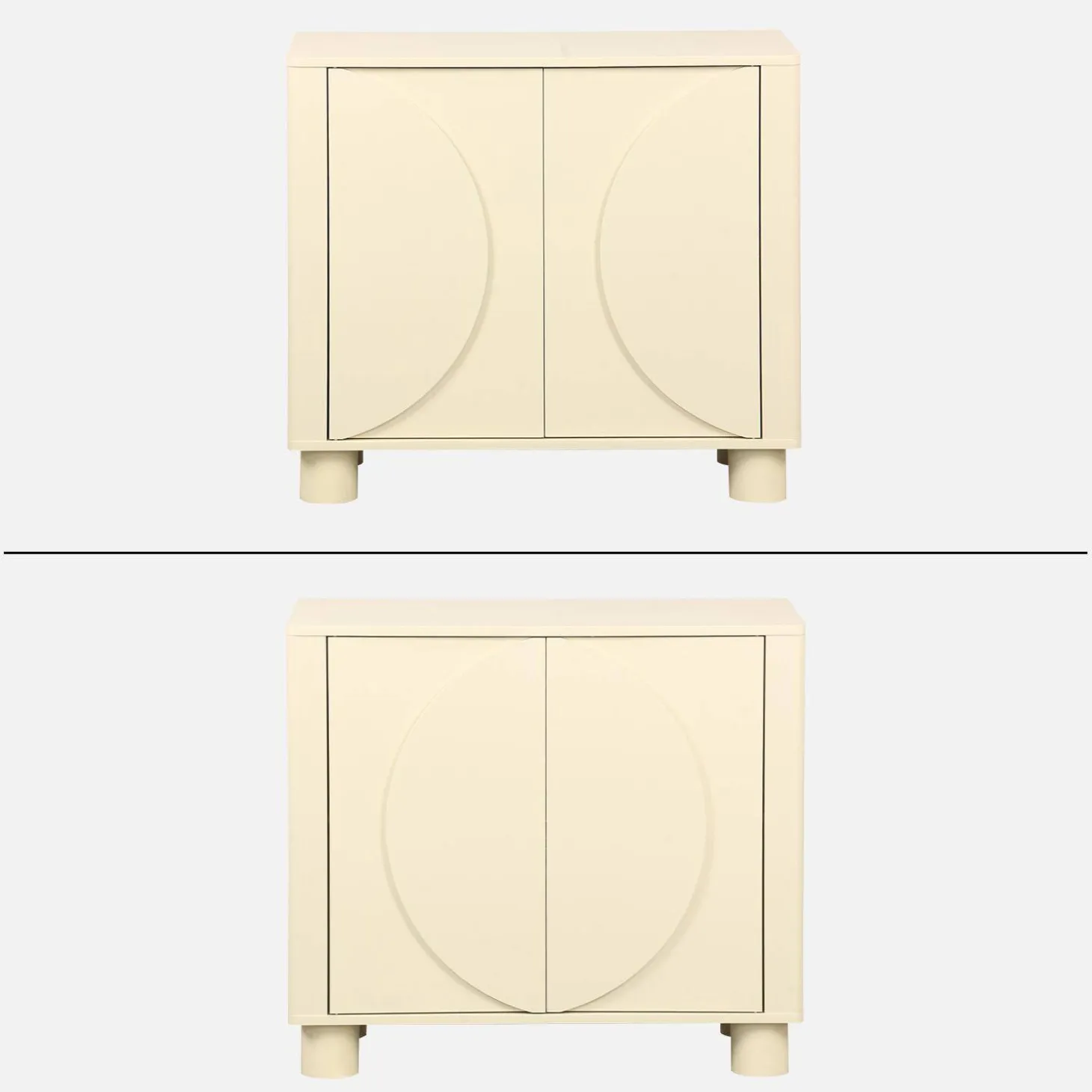 Exotic buffet wood effect 2 doors 80cm