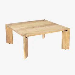 Exotic Square Solid Wood Coffee Table
