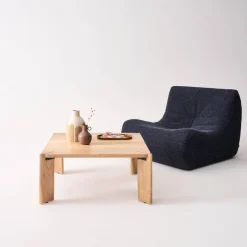 Exotic Square Solid Wood Coffee Table