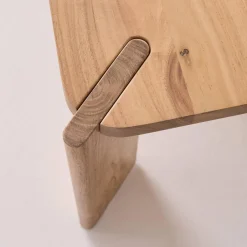 Exotic Square Solid Wood Coffee Table