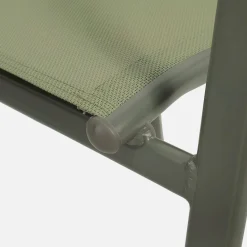 Extendable aluminium garden table + 10 chairs