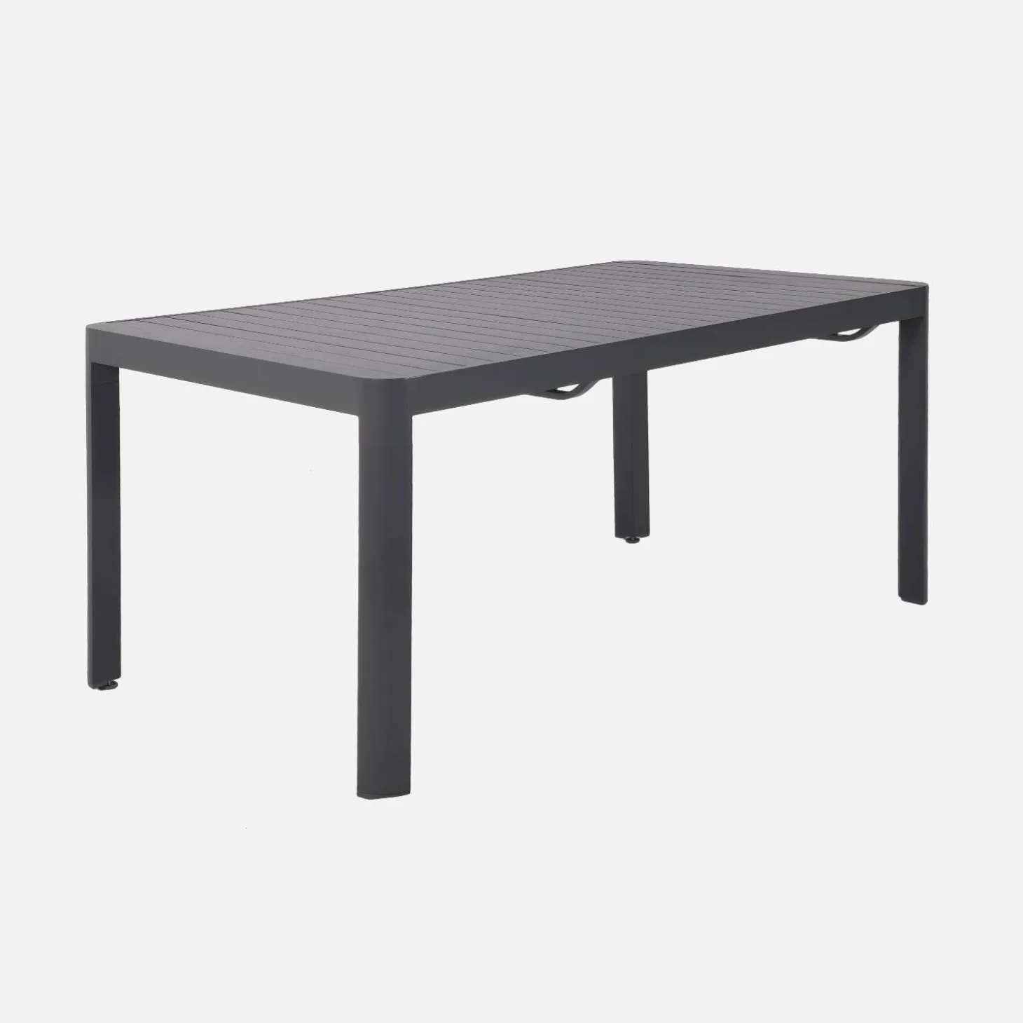 Extendable aluminium garden table 8-10 seats