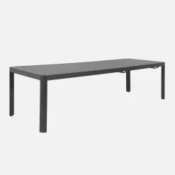 Extendable aluminium garden table 8-10 seats