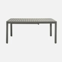 Extendable aluminium garden table 8-10 seats