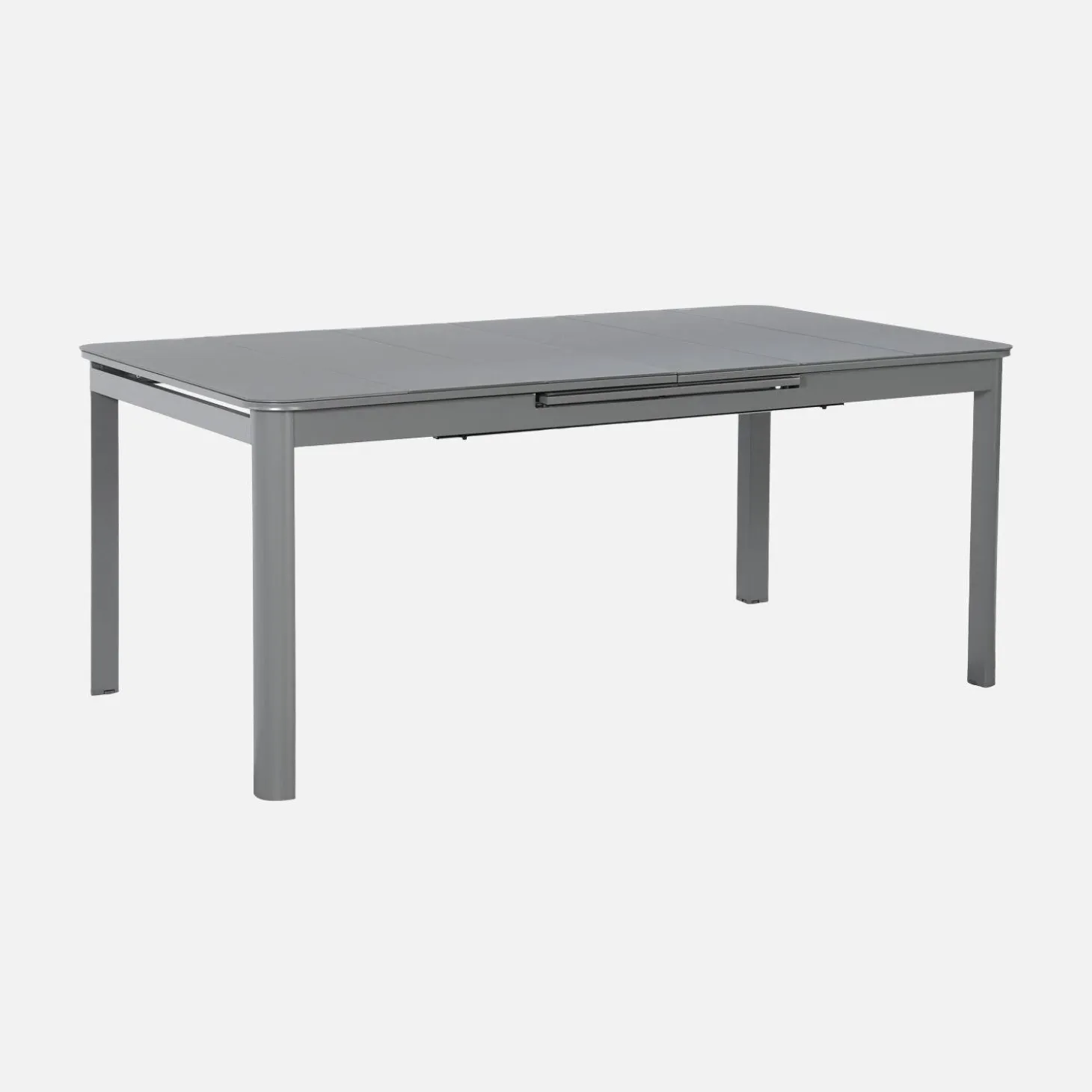 Extendable aluminum garden table 180/240,5 cm seats 8