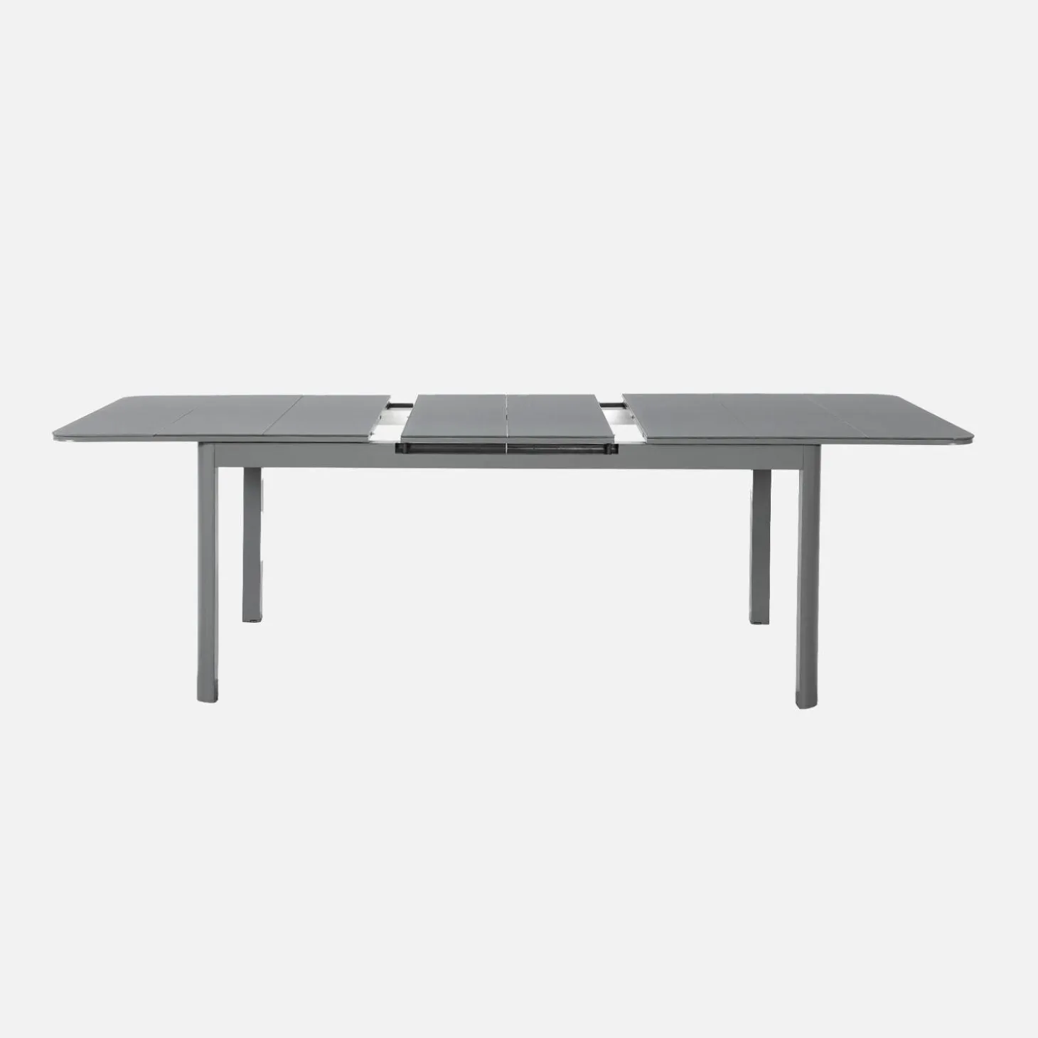 Extendable aluminum garden table 180/240,5 cm seats 8