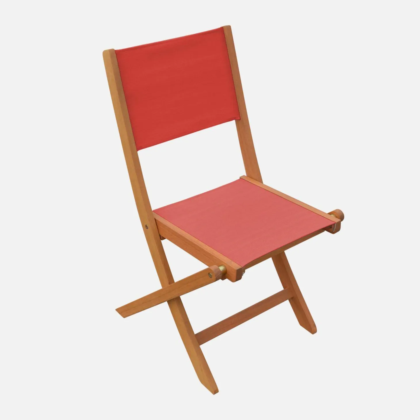 Extendable eucalyptus wood garden table + 12 chairs