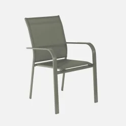 Extendable garden table aluminium + 12 seats