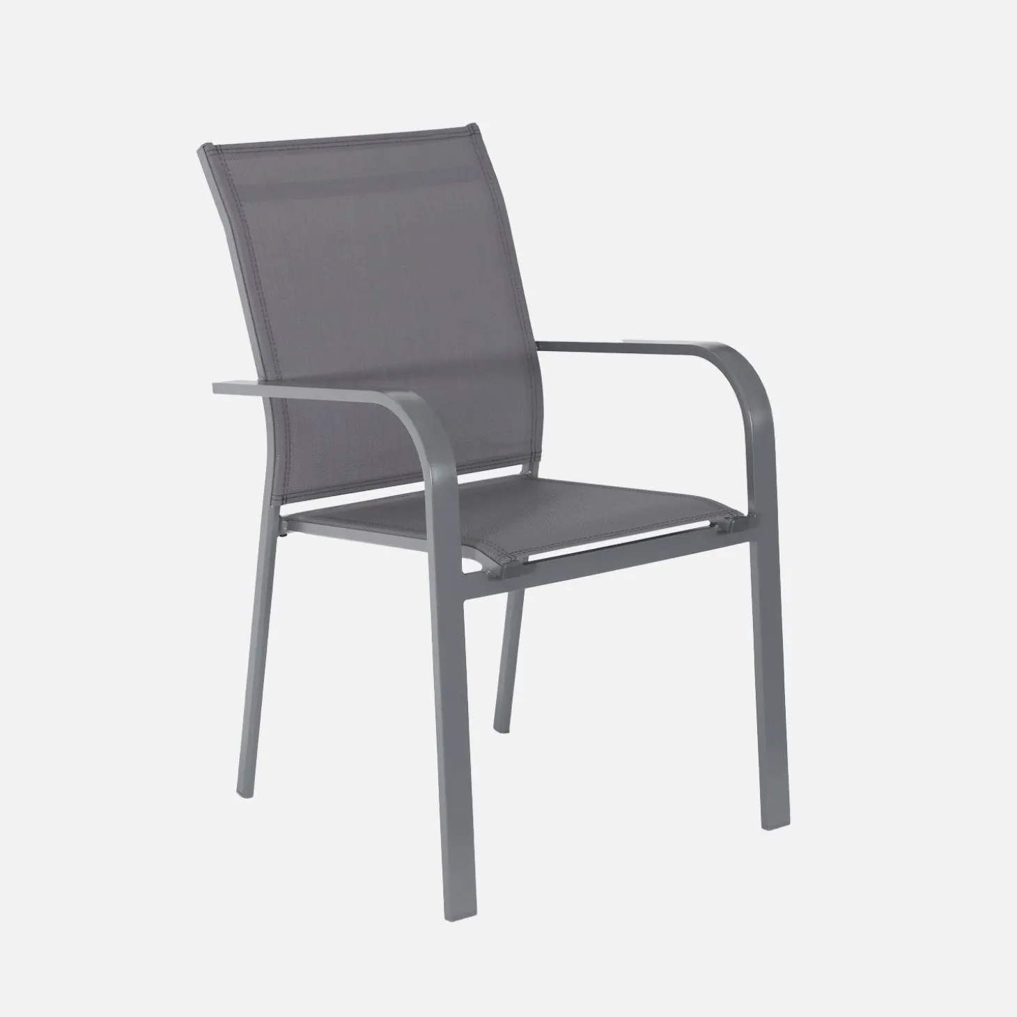 Extendable garden table aluminium + 12 seats