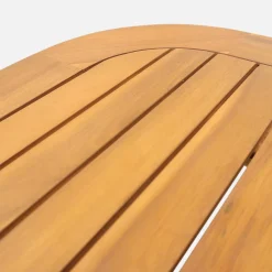 Extendable garden table 180/240cm acacia wood seats 6-8