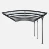 Extension of aluminum and polycarbonate carport 15m²