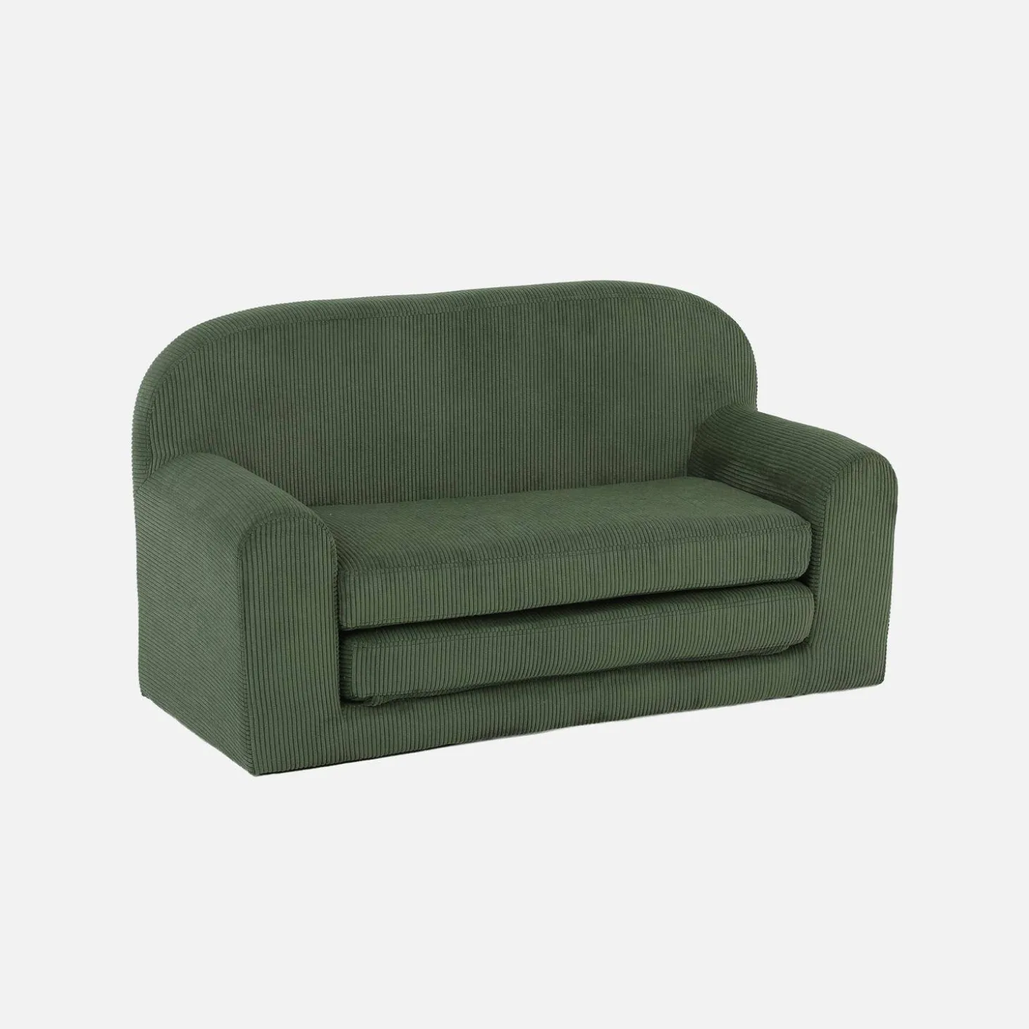 Foldable children's sofa bed corduroy